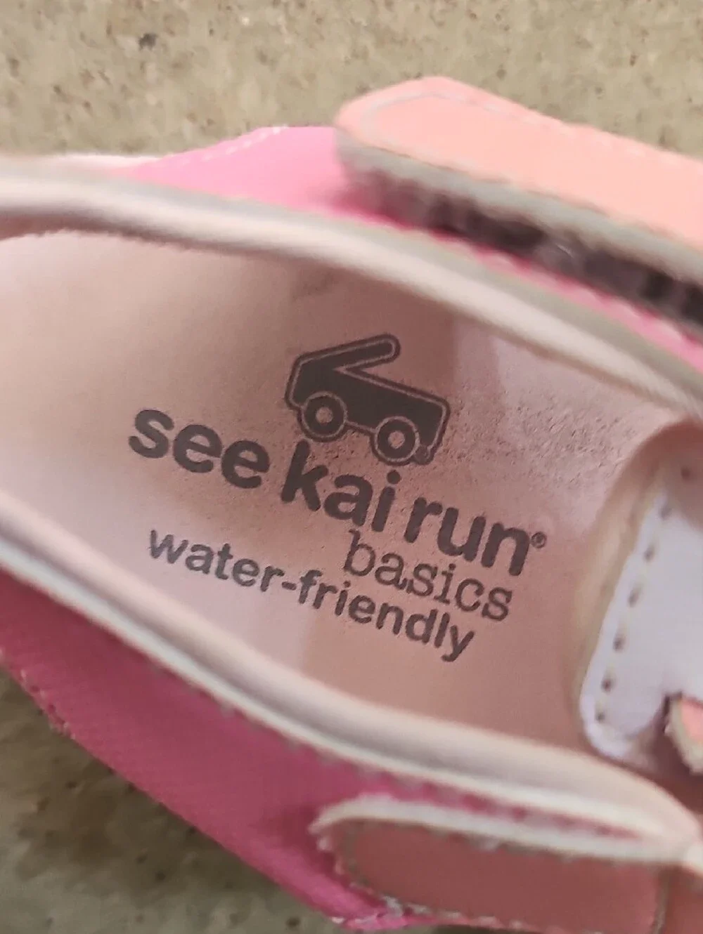 See Kai Run Basics Shayna Pastel Multi-Color Kids Sandals Pink Purple Toddler 8
